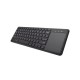 2.4G wireless keyboard with Multifunctional touchpad 78 Key ultra-thin office Portable Keyboard for Windows/Android Black 2.4G wireless keyboard with Multifunctional touchpad 78 Key ultra-thin office Portable Keyboard for Windows/Android Black