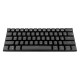 RK61 BT&Wired Dual Mode Keyboard Yellow Backlight 61 Key Mini Mechanical Keyboard for Phone/Tablet Black with Gateron Blue Switches RK61 BT&Wired Dual Mode Keyboard Yellow Backlight 61 Key Mini Mechanical Keyboard for Phone/Tablet Black with Gateron Blue Switches
