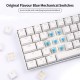 RK61 BT&Wired Dual Mode Keyboard Yellow Backlight 61 Key Mini Mechanical Keyboard for Phone/Tablet Black with Gateron Blue Switches RK61 BT&Wired Dual Mode Keyboard Yellow Backlight 61 Key Mini Mechanical Keyboard for Phone/Tablet Black with Gateron Blue Switches