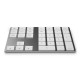 2-in-1 BT Keyboard USB-C 3.1 HUB Features 34-key Wireless Numeric Keypad with Two Extended USB3.0 Interfaces Silver 2-in-1 BT Keyboard USB-C 3.1 HUB Features 34-key Wireless Numeric Keypad with Two Extended USB3.0 Interfaces Silver