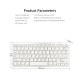 78 Keys Spanish Wireless BT Keyboard BT 3.0 Portable Ultra-slim Keyboard Support Windows/iOS/Android for Laptop Tablet Phone 78 Keys Spanish Wireless BT Keyboard BT 3.0 Portable Ultra-slim Keyboard Support Windows/iOS/Android for Laptop Tablet Phone