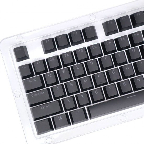104 Keys Two-color Injection Molding PBT Keycap Set OEM Profile for Mechanical Keyboard Black(Only Keycaps) 104 Keys Two-color Injection Molding PBT Keycap Set OEM Profile for Mechanical Keyboard Black(Only Keycaps)