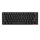 Compact 61-key Mechanical Keyboard BT&Wired Keyboard Multipoint Pairing/RGB Lighting Effects/N/6-key Rollover/Blue Switch Black Compact 61-key Mechanical Keyboard BT&Wired Keyboard Multipoint Pairing/RGB Lighting Effects/N/6-key Rollover/Blue Switch Black