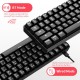 Compact 61-key Mechanical Keyboard BT&Wired Keyboard Multipoint Pairing/RGB Lighting Effects/N/6-key Rollover/Blue Switch Black Compact 61-key Mechanical Keyboard BT&Wired Keyboard Multipoint Pairing/RGB Lighting Effects/N/6-key Rollover/Blue Switch Black