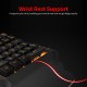 One Handed Keyboard with Wrist Rest Support Wired 35-key Keyboard RGB Backlit Keyboard 15-key Rollover/Macro Recording Keys Black One Handed Keyboard with Wrist Rest Support Wired 35-key Keyboard RGB Backlit Keyboard 15-key Rollover/Macro Recording Keys Black