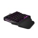 One Handed Keyboard with Wrist Rest Support Wired 35-key Keyboard RGB Backlit Keyboard 15-key Rollover/Macro Recording Keys Black One Handed Keyboard with Wrist Rest Support Wired 35-key Keyboard RGB Backlit Keyboard 15-key Rollover/Macro Recording Keys Black