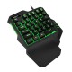 One Handed Keyboard with Wrist Rest Support Wired 35-key Keyboard RGB Backlit Keyboard 15-key Rollover/Macro Recording Keys Black One Handed Keyboard with Wrist Rest Support Wired 35-key Keyboard RGB Backlit Keyboard 15-key Rollover/Macro Recording Keys Black