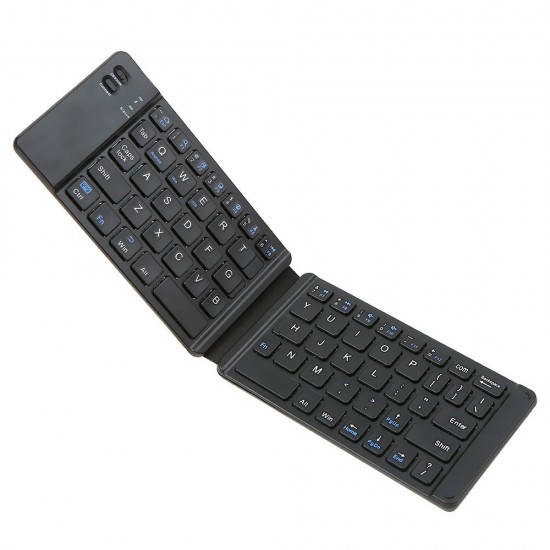 Convenient Folding BT Keyboard Compatibility Intelligent Matching Simple & Compact Long-lasting Battery Life Easy to Carry Black Convenient Folding BT Keyboard Compatibility Intelligent Matching Simple & Compact Long-lasting Battery Life Easy to Carry Black