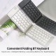 Convenient Folding BT Keyboard Compatibility Intelligent Matching Simple & Compact Long-lasting Battery Life Easy to Carry Black Convenient Folding BT Keyboard Compatibility Intelligent Matching Simple & Compact Long-lasting Battery Life Easy to Carry Black