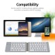 Convenient Folding BT Keyboard Compatibility Intelligent Matching Simple & Compact Long-lasting Battery Life Easy to Carry Black Convenient Folding BT Keyboard Compatibility Intelligent Matching Simple & Compact Long-lasting Battery Life Easy to Carry Black