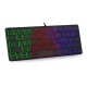 Portable Wired 64-key Keyboard Compact Film Keypad Lightweight Backlit Keyboard One Lighting Mode Plug N Play, Black Portable Wired 64-key Keyboard Compact Film Keypad Lightweight Backlit Keyboard One Lighting Mode Plug N Play, Black