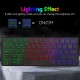 Portable Wired 64-key Keyboard Compact Film Keypad Lightweight Backlit Keyboard One Lighting Mode Plug N Play, Black Portable Wired 64-key Keyboard Compact Film Keypad Lightweight Backlit Keyboard One Lighting Mode Plug N Play, Black