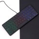 Portable Wired 64-key Keyboard Compact Film Keypad Lightweight Backlit Keyboard One Lighting Mode Plug N Play, Black Portable Wired 64-key Keyboard Compact Film Keypad Lightweight Backlit Keyboard One Lighting Mode Plug N Play, Black