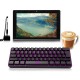 Wireless Keyboard 61 Keys BT+2.4G Dual-mode Keyboard with RGB Backlight Effect ABS Two-color Injection Molding keycap Black Wireless Keyboard 61 Keys BT+2.4G Dual-mode Keyboard with RGB Backlight Effect ABS Two-color Injection Molding keycap Black