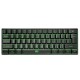 Wireless Keyboard 61 Keys BT+2.4G Dual-mode Keyboard with RGB Backlight Effect ABS Two-color Injection Molding keycap Black Wireless Keyboard 61 Keys BT+2.4G Dual-mode Keyboard with RGB Backlight Effect ABS Two-color Injection Molding keycap Black