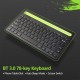 BT 3.0 Keyboard Wireless Rechargeable 78-key Keyboard with Phone Tablet Slot Scissor Switch Auto Sleep Mode, Black BT 3.0 Keyboard Wireless Rechargeable 78-key Keyboard with Phone Tablet Slot Scissor Switch Auto Sleep Mode, Black