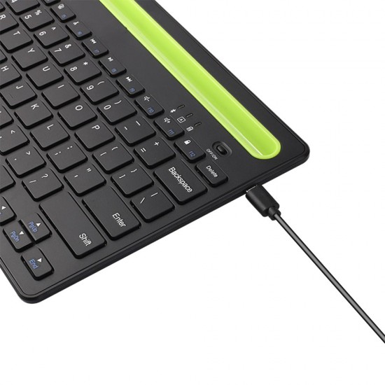 BT 3.0 Keyboard Wireless Rechargeable 78-key Keyboard with Phone Tablet Slot Scissor Switch Auto Sleep Mode, Black BT 3.0 Keyboard Wireless Rechargeable 78-key Keyboard with Phone Tablet Slot Scissor Switch Auto Sleep Mode, Black