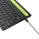 BT 3.0 Keyboard Wireless Rechargeable 78-key Keyboard with Phone Tablet Slot Scissor Switch Auto Sleep Mode, Black BT 3.0 Keyboard Wireless Rechargeable 78-key Keyboard with Phone Tablet Slot Scissor Switch Auto Sleep Mode, Black