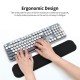 Memory Foam Keyboard Wrist Rest Office Gaming Keyboard Wrist Pad Ergonomic Keyboard Wrist Pad Breathable Lycra Fabric Black Memory Foam Keyboard Wrist Rest Office Gaming Keyboard Wrist Pad Ergonomic Keyboard Wrist Pad Breathable Lycra Fabric Black