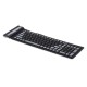 2.4G Wireless Keyboard 107 Keys Portable Folding Soft Silicone Dustproof Keyboard for Desktop Computer Laptop Plug and Play 2.4G Wireless Keyboard 107 Keys Portable Folding Soft Silicone Dustproof Keyboard for Desktop Computer Laptop Plug and Play