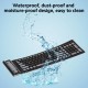 2.4G Wireless Keyboard 107 Keys Portable Folding Soft Silicone Dustproof Keyboard for Desktop Computer Laptop Plug and Play 2.4G Wireless Keyboard 107 Keys Portable Folding Soft Silicone Dustproof Keyboard for Desktop Computer Laptop Plug and Play