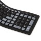 2.4G Wireless Keyboard 107 Keys Portable Folding Soft Silicone Dustproof Keyboard for Desktop Computer Laptop Plug and Play 2.4G Wireless Keyboard 107 Keys Portable Folding Soft Silicone Dustproof Keyboard for Desktop Computer Laptop Plug and Play