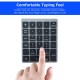 28 Keys Wireless Numeric Keyboard Financial Accounting Office Keyboard BT+USB Dual-mode Connection Built-in Lithium Battery 28 Keys Wireless Numeric Keyboard Financial Accounting Office Keyboard BT+USB Dual-mode Connection Built-in Lithium Battery