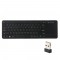 2.4G Wireless Touchpad Keyboard Multi-touch Ultra-slim with USB Receiver for Android Smart TV Computers Ladtops Desktops