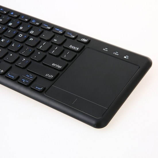 2.4G Wireless Touchpad Keyboard Multi-touch Ultra-slim with USB Receiver for Android Smart TV Computers Ladtops Desktops 2.4G Wireless Touchpad Keyboard Multi-touch Ultra-slim with USB Receiver for Android Smart TV Computers Ladtops Desktops