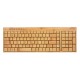 2.4G Wireless Bamboo PC Keyboard and Mouse Combo Computer Keyboard Handcrafted Natural Wooden Plug and Play Yellow 2.4G Wireless Bamboo PC Keyboard and Mouse Combo Computer Keyboard Handcrafted Natural Wooden Plug and Play Yellow