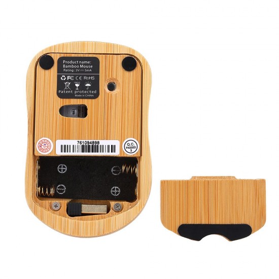 2.4G Wireless Bamboo PC Keyboard and Mouse Combo Computer Keyboard Handcrafted Natural Wooden Plug and Play Yellow 2.4G Wireless Bamboo PC Keyboard and Mouse Combo Computer Keyboard Handcrafted Natural Wooden Plug and Play Yellow