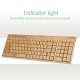 2.4G Wireless Bamboo PC Keyboard and Mouse Combo Computer Keyboard Handcrafted Natural Wooden Plug and Play Yellow 2.4G Wireless Bamboo PC Keyboard and Mouse Combo Computer Keyboard Handcrafted Natural Wooden Plug and Play Yellow