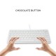 USB Mini Keyboard with Chocolate Buttons Stylish and Portable Keyboard for Desktop, Laptop Use at Home and Office (White) USB Mini Keyboard with Chocolate Buttons Stylish and Portable Keyboard for Desktop, Laptop Use at Home and Office (White)