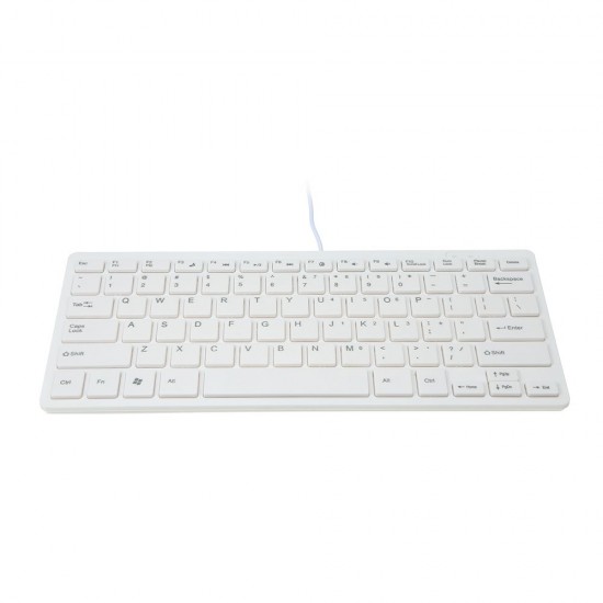 USB Mini Keyboard with Chocolate Buttons Stylish and Portable Keyboard for Desktop, Laptop Use at Home and Office (White) USB Mini Keyboard with Chocolate Buttons Stylish and Portable Keyboard for Desktop, Laptop Use at Home and Office (White)