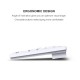 USB Mini Keyboard with Chocolate Buttons Stylish and Portable Keyboard for Desktop, Laptop Use at Home and Office (White) USB Mini Keyboard with Chocolate Buttons Stylish and Portable Keyboard for Desktop, Laptop Use at Home and Office (White)