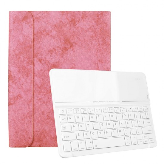 SK1102 Keyboard Case Cover Wireless BT Keyboard Tablet Protective Cover PU Leather Cover Replacement for iPad Pro 11 Pink+White SK1102 Keyboard Case Cover Wireless BT Keyboard Tablet Protective Cover PU Leather Cover Replacement for iPad Pro 11 Pink+White