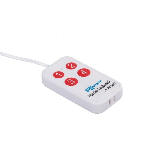 HK_4 USB Handle Keyboard 4 Buttons Handle Keyboard Support Custom Button Settings for Multimedia Teaching PADS Drawing HK_4 USB Handle Keyboard 4 Buttons Handle Keyboard Support Custom Button Settings for Multimedia Teaching PADS Drawing