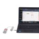 HK_4 USB Handle Keyboard 4 Buttons Handle Keyboard Support Custom Button Settings for Multimedia Teaching PADS Drawing HK_4 USB Handle Keyboard 4 Buttons Handle Keyboard Support Custom Button Settings for Multimedia Teaching PADS Drawing