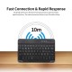 7-inch Wireless BT 3.0 Keyboard Mini Ultra-slim BT Keyboard for Tablet Smartphone Support iOS Windows Android Systems Black 7-inch Wireless BT 3.0 Keyboard Mini Ultra-slim BT Keyboard for Tablet Smartphone Support iOS Windows Android Systems Black