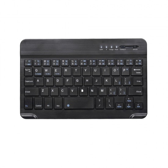 7-inch Wireless BT 3.0 Keyboard Mini Ultra-slim BT Keyboard for Tablet Smartphone Support iOS Windows Android Systems Black 7-inch Wireless BT 3.0 Keyboard Mini Ultra-slim BT Keyboard for Tablet Smartphone Support iOS Windows Android Systems Black