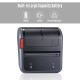 Portable 80mm Thermal Label Printer BT Label Maker Sticker Machine with Rechargeable Battery Compatible with iOS Android Computer for Supermarket Clothing Jewelry Retail Store Labeling Shipping Barcodes Price Name Printing Portable 80mm Thermal Label Printer BT Label Maker Sticker Machine with Rechargeable Battery Compatible with iOS Android Computer for Supermarket Clothing Jewelry Retail Store Labeling Shipping Barcodes Price Name Printing