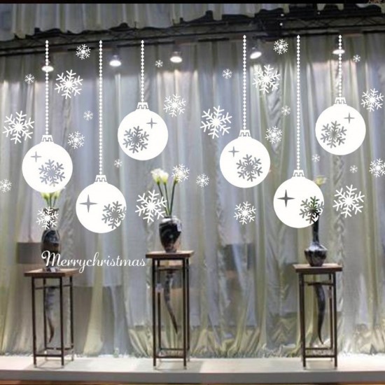 Creative Christmas Series PVC Home Wall Showcase Window Decoration Removable Sticker Creative Christmas Series PVC Home Wall Showcase Window Decoration Removable Sticker