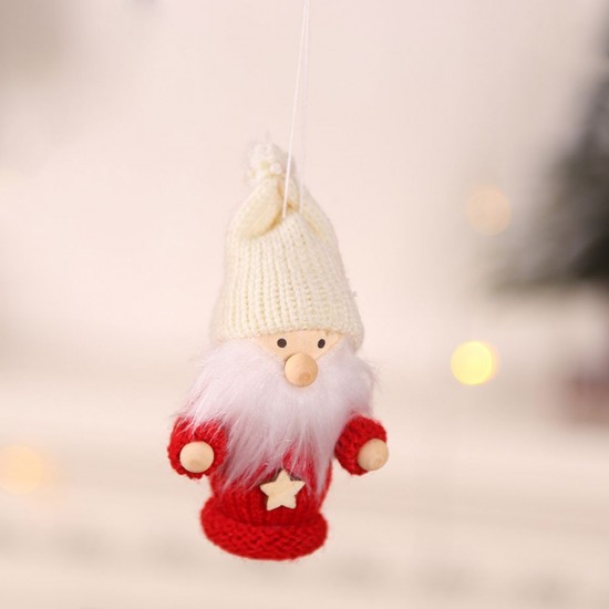 Christmas Wooden Doll Pendant Old Man Boy Girl Little Doll Widget Christmas Tree Wool Decoration 6 Different Patterns Christmas gifts Christmas Wooden Doll Pendant Old Man Boy Girl Little Doll Widget Christmas Tree Wool Decoration 6 Different Patterns Christmas gifts