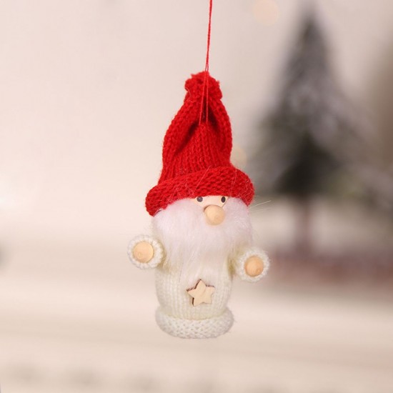 Christmas Wooden Doll Pendant Old Man Boy Girl Little Doll Widget Christmas Tree Wool Decoration 6 Different Patterns Christmas gifts Christmas Wooden Doll Pendant Old Man Boy Girl Little Doll Widget Christmas Tree Wool Decoration 6 Different Patterns Christmas gifts