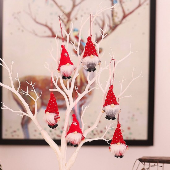 Christmas Decoration Box 6 Dolls Pendant Tree Hanging Ornaments Christmas Crafts Elves Decorations Style A Christmas Decoration Box 6 Dolls Pendant Tree Hanging Ornaments Christmas Crafts Elves Decorations Style A