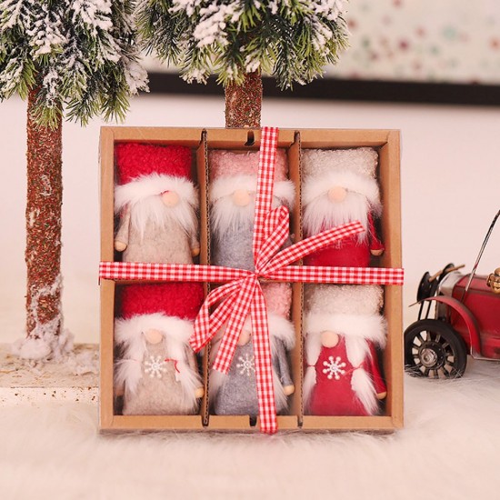 Christmas Decoration Box 6 Dolls Pendant Tree Hanging Ornaments Christmas Crafts Elves Decorations Style A Christmas Decoration Box 6 Dolls Pendant Tree Hanging Ornaments Christmas Crafts Elves Decorations Style A