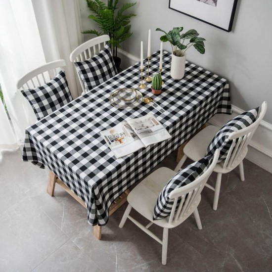 Christmas Day Grid Tablecloth Home Use Rectangle Picnic Table Cover for Outdoor and Indoor Use Christmas Day Grid Tablecloth Home Use Rectangle Picnic Table Cover for Outdoor and Indoor Use