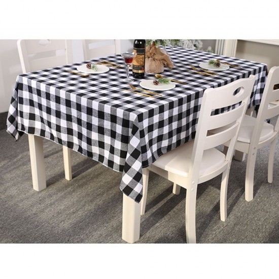 Christmas Day Grid Tablecloth Home Use Rectangle Picnic Table Cover for Outdoor and Indoor Use Christmas Day Grid Tablecloth Home Use Rectangle Picnic Table Cover for Outdoor and Indoor Use