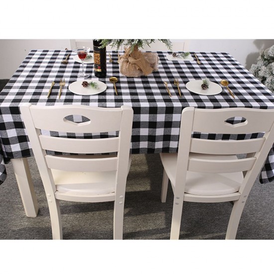 Christmas Day Grid Tablecloth Home Use Rectangle Picnic Table Cover for Outdoor and Indoor Use Christmas Day Grid Tablecloth Home Use Rectangle Picnic Table Cover for Outdoor and Indoor Use
