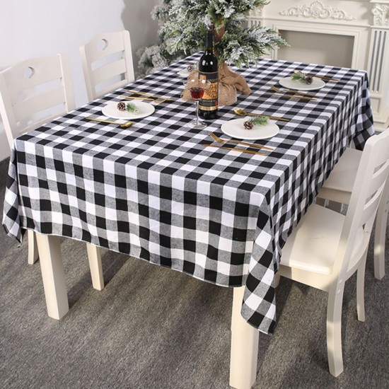 Christmas Day Grid Tablecloth Home Use Rectangle Picnic Table Cover for Outdoor and Indoor Use Christmas Day Grid Tablecloth Home Use Rectangle Picnic Table Cover for Outdoor and Indoor Use